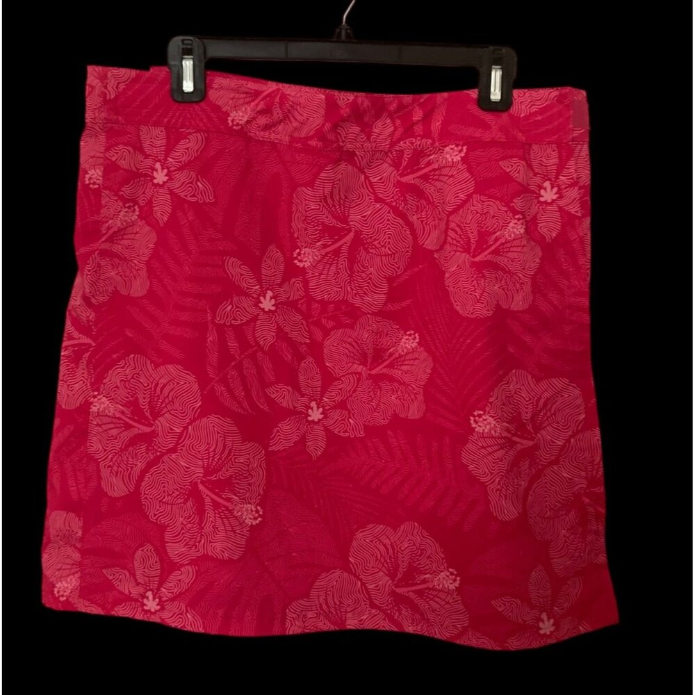NWOT Rip Skirt Hawaii - Size Large - Coral/Pink Hibiscus Print